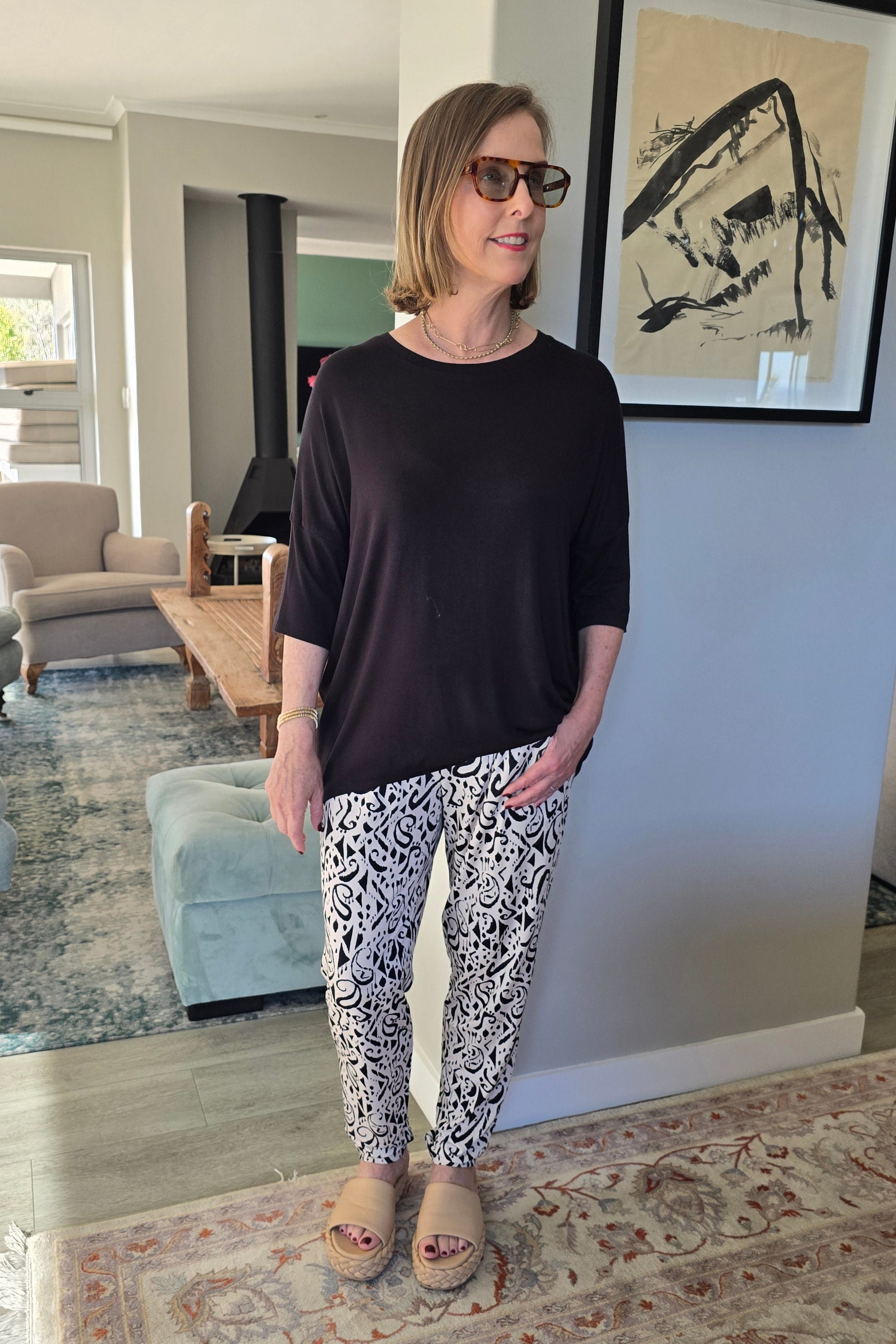 Roxanne Classic Pant - Scattered Aztec