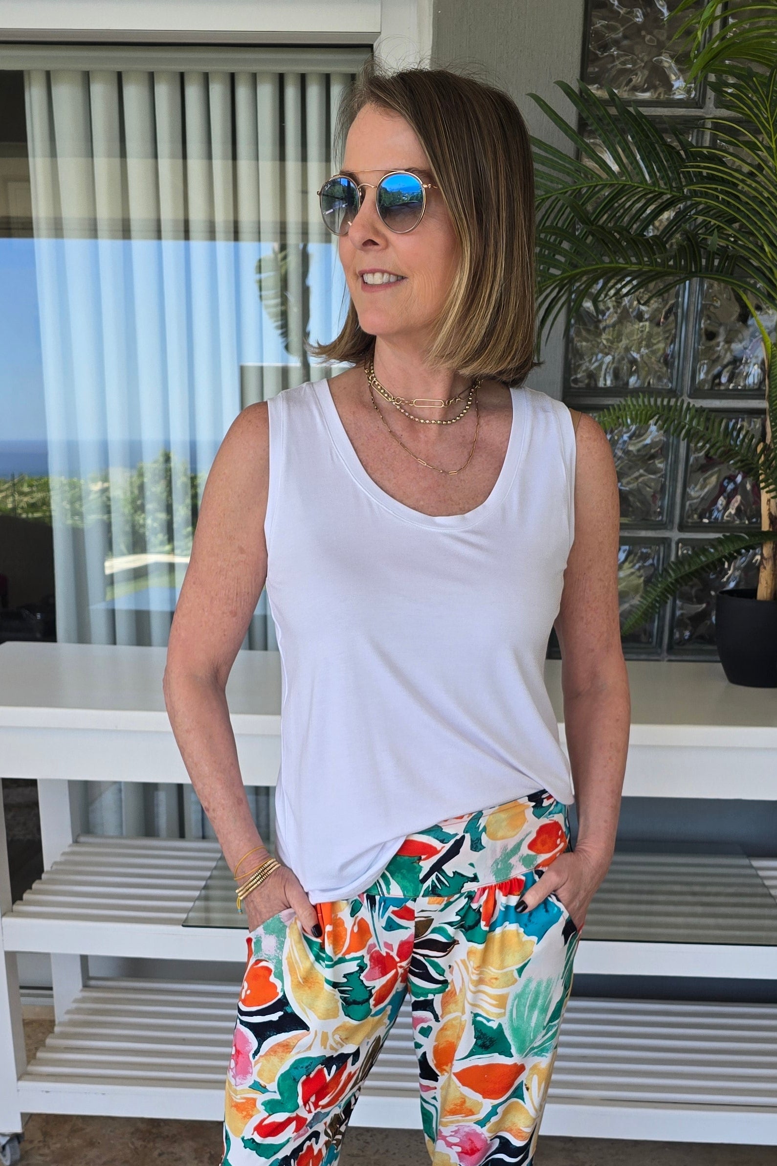 Ash - Easy Fit Cami, White