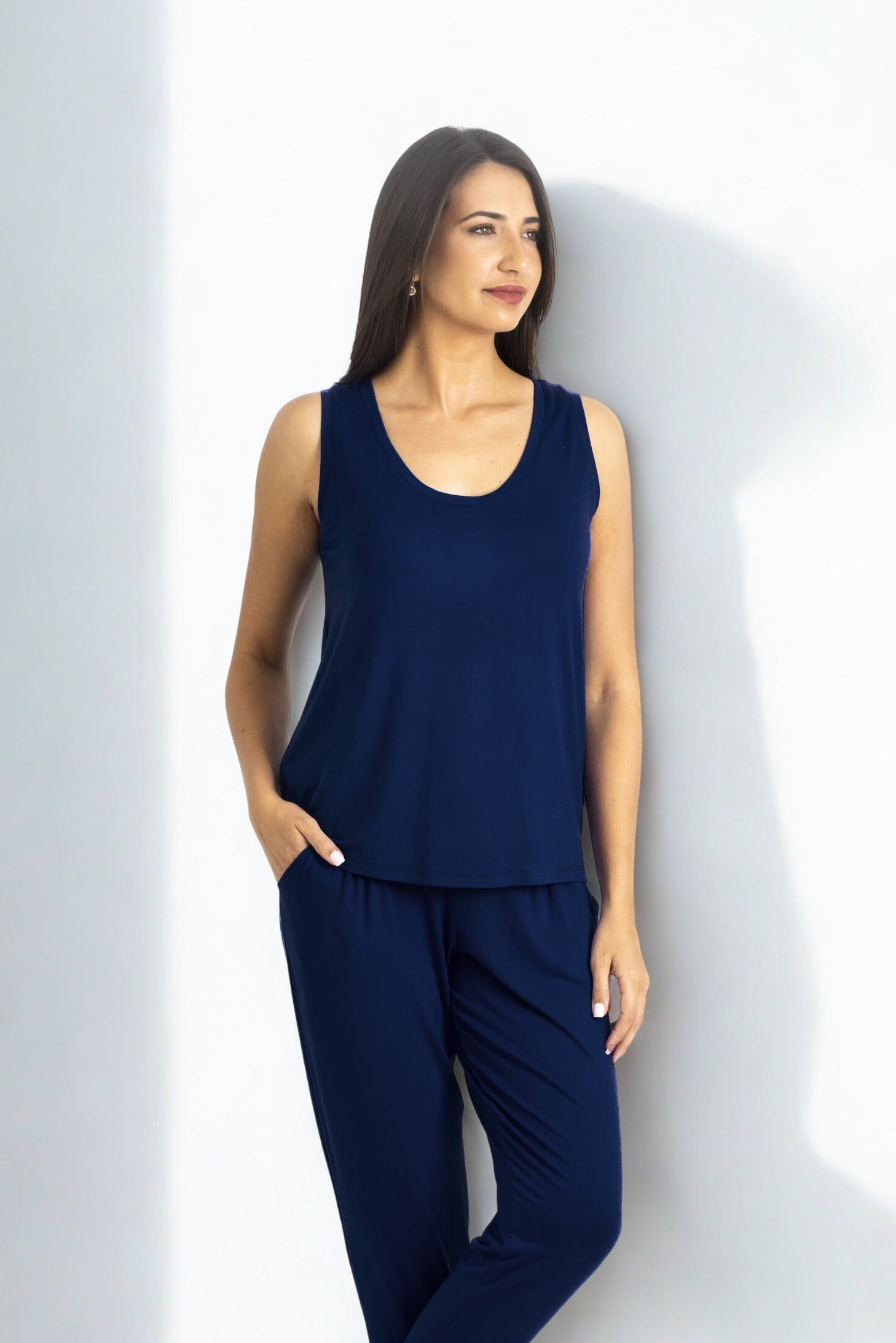 Ash - Easy Fit Cami, Navy