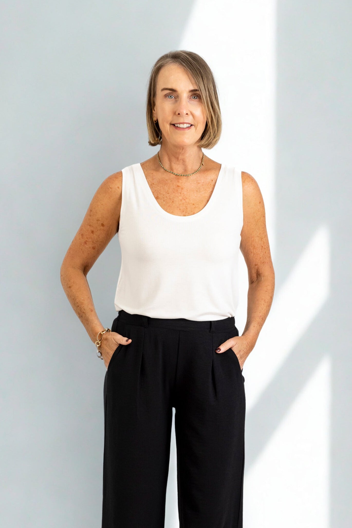 Ash - Easy Fit Cami, White