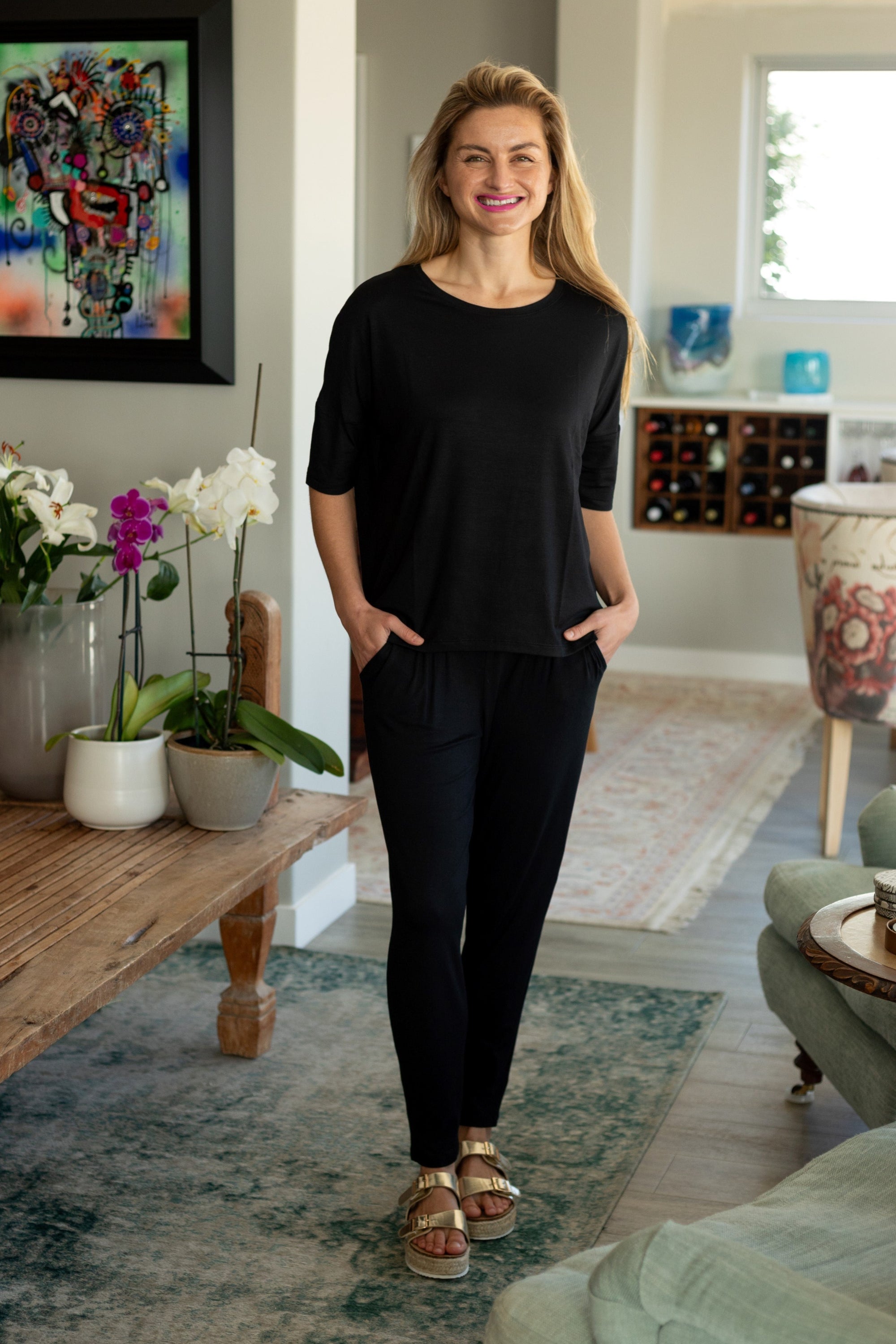 Roxanne - Black Classic Pant
