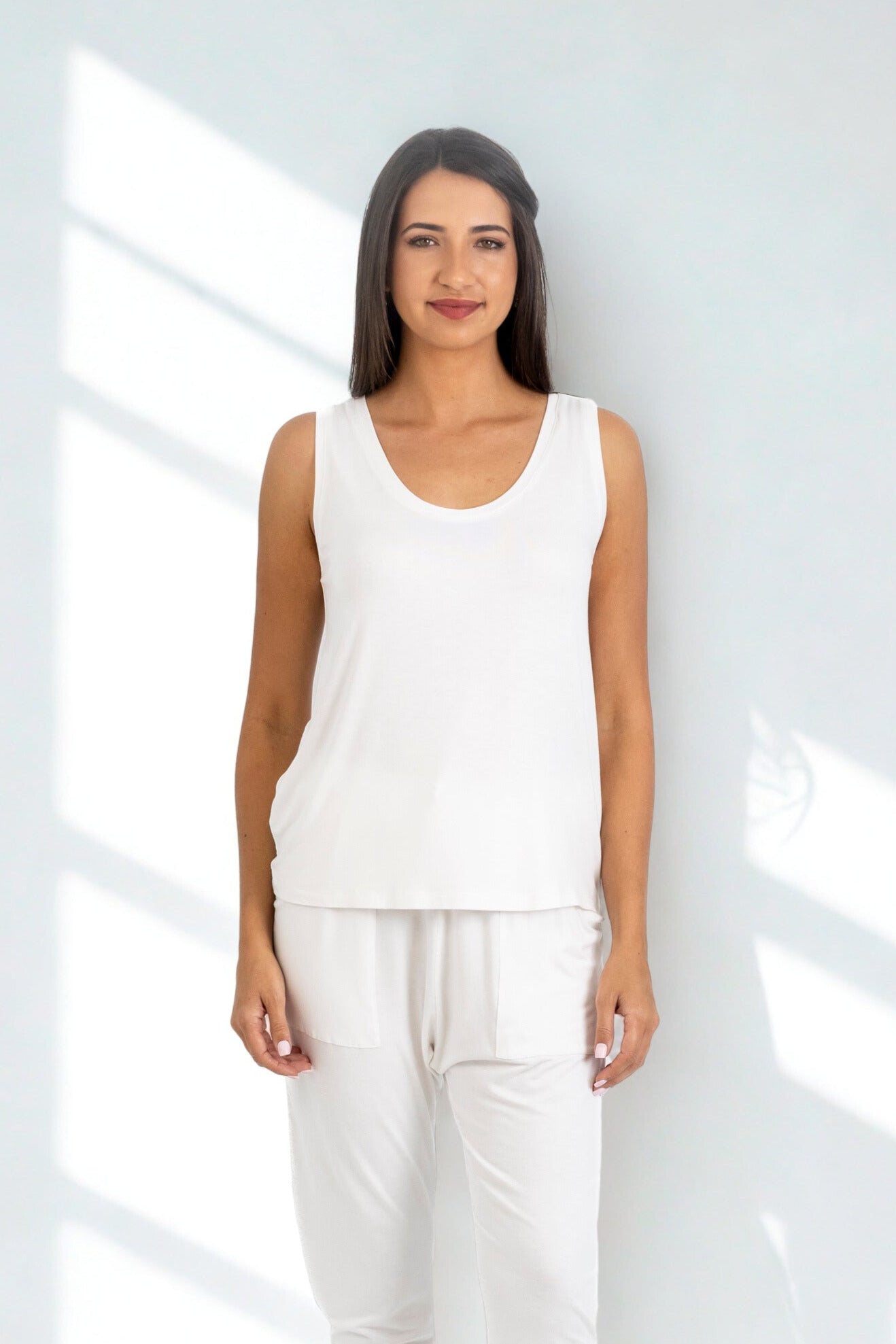 Ash - Easy Fit Cami, White