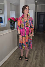 Load image into Gallery viewer, Meryl - Shirt Dress with Tab Sleeves, Serendipity
