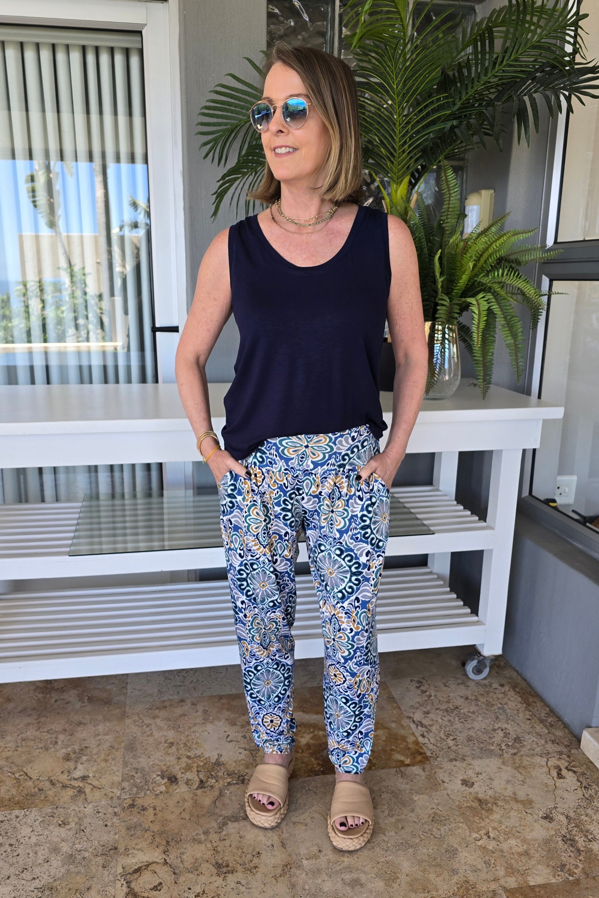 Roxanne Classic Pant - Moroccan Motif