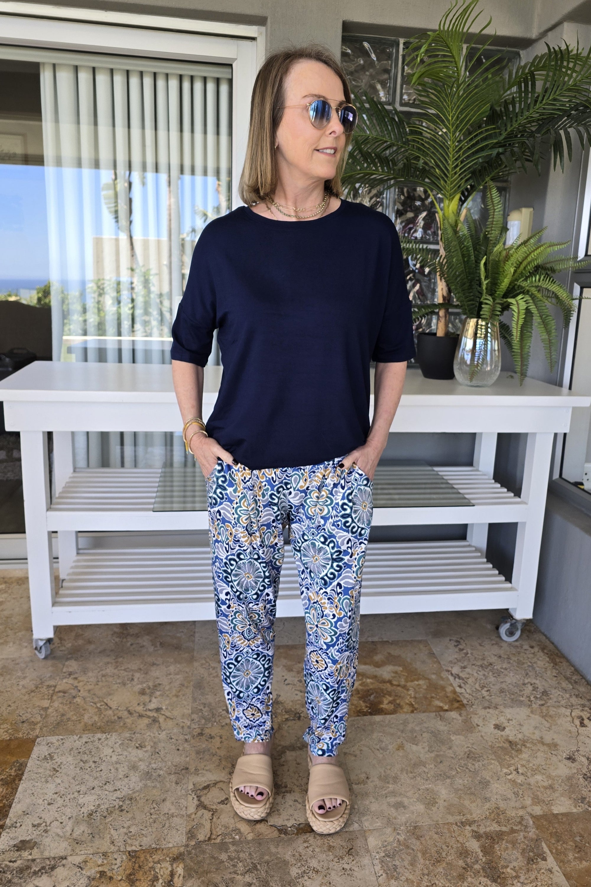 Roxanne Classic Pant - Moroccan Motif