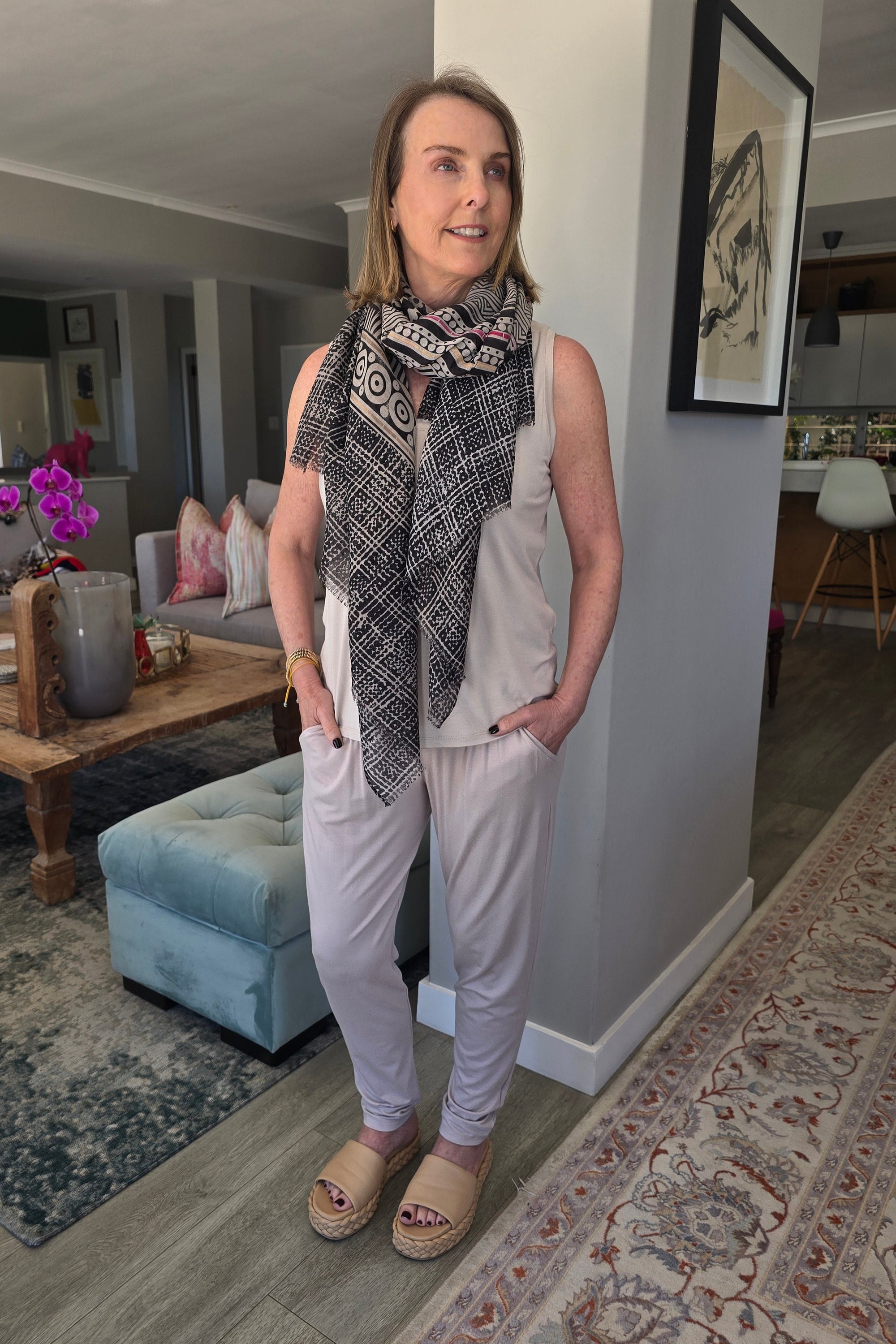 Roxanne - Stone Classic Pant