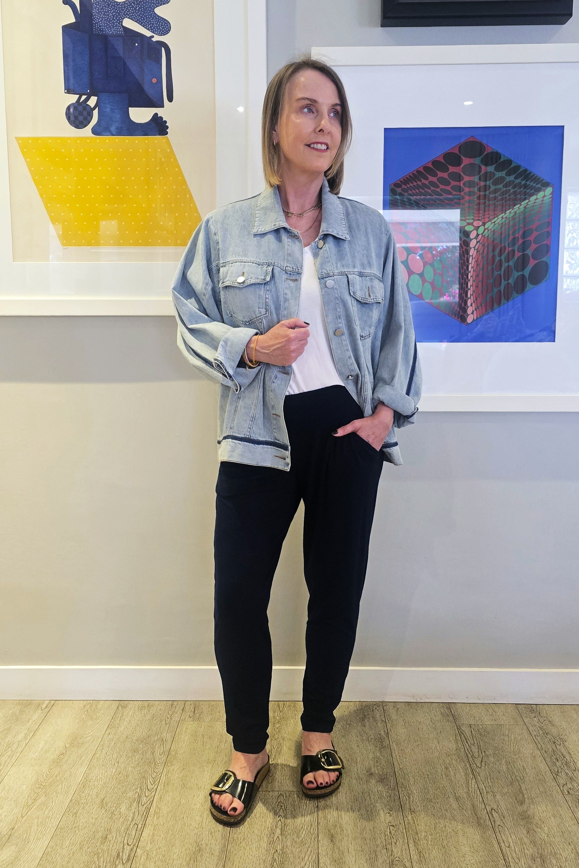 Naxos - Denim Jacket with Dark Denim Detail