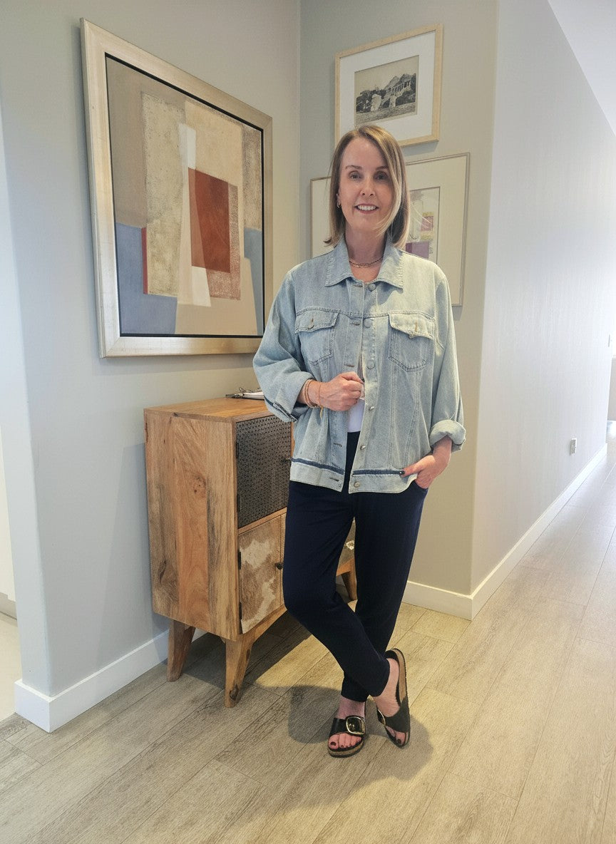 Naxos - Denim Jacket with Dark Denim Detail