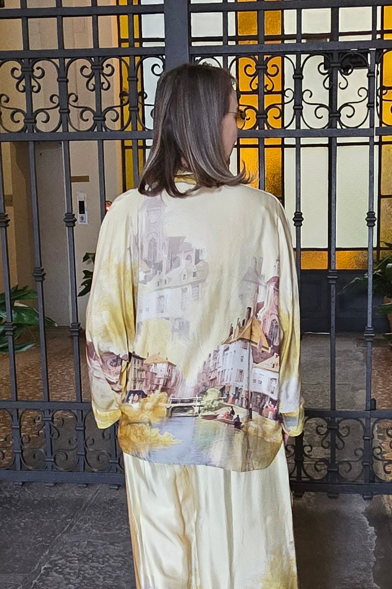 Italian Matching Set, Venetian Scene