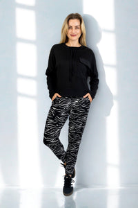 Madi - Box Top with Airflow Detail, Black