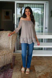 Silk Double Layer Top