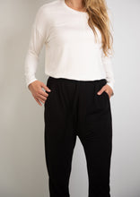 Load image into Gallery viewer, Bianca - Harem Styled Pants Viscose Lycra Black
