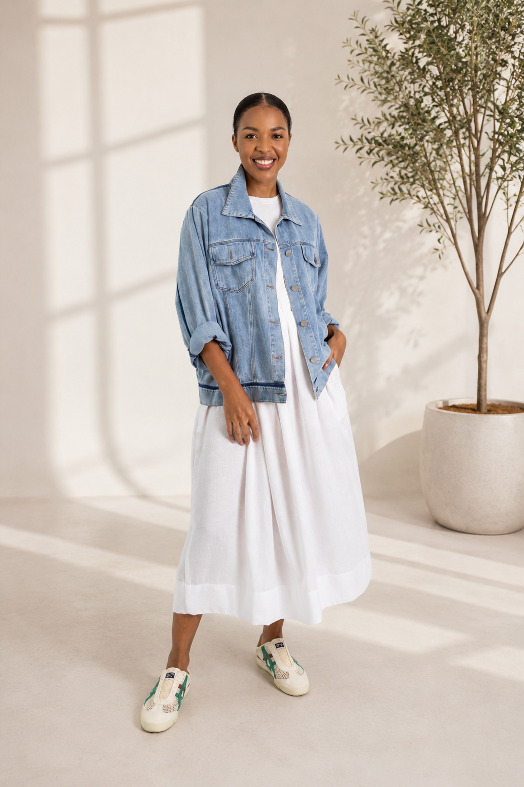 Naxos - Denim Jacket with Dark Denim Detail