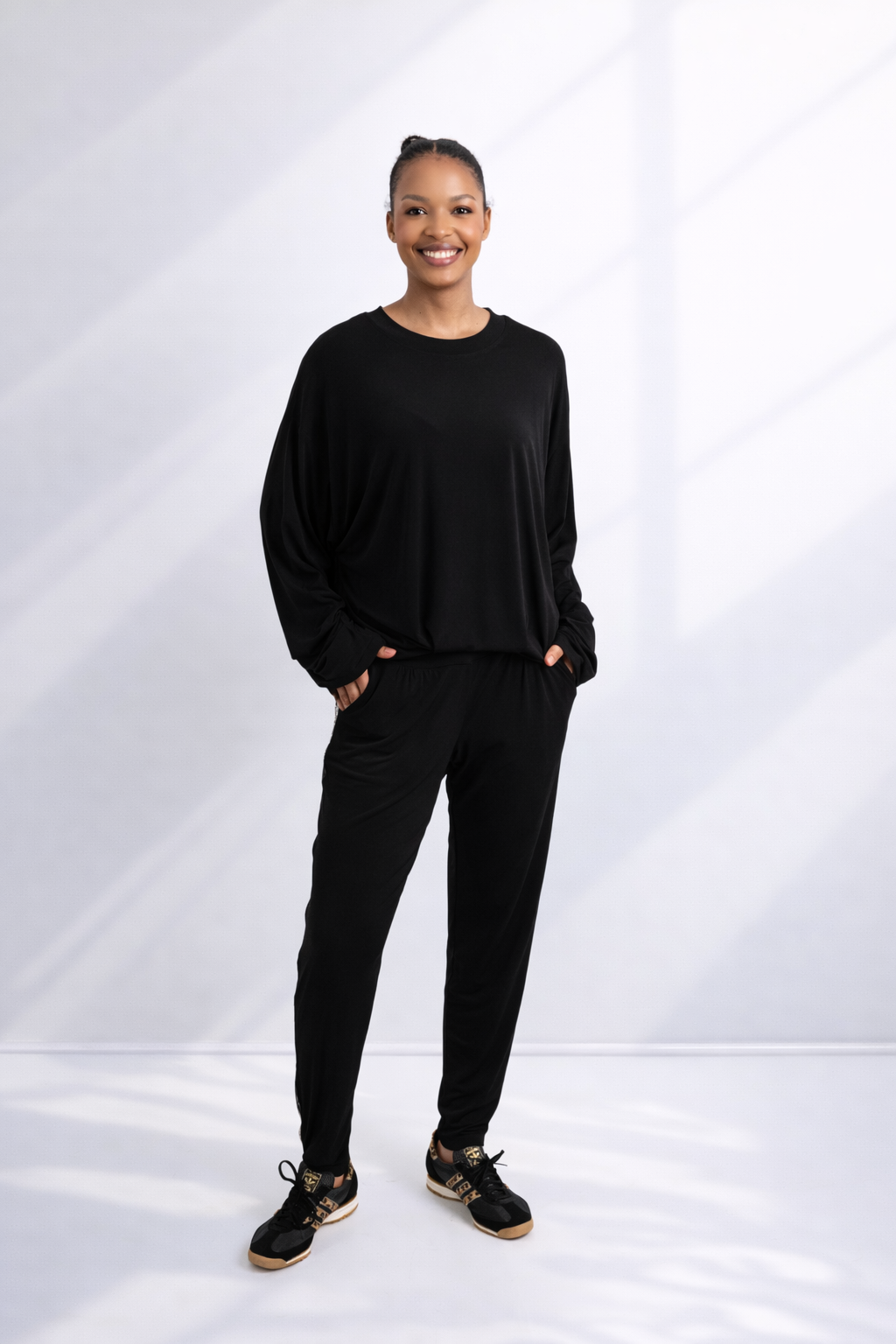 Roxanne - Classic Pant, Black Bon Bon