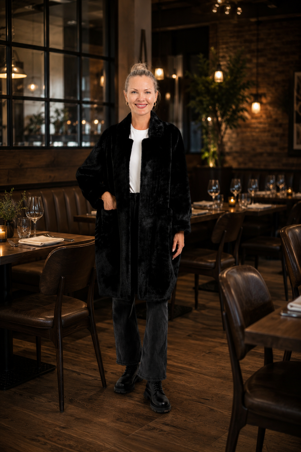 Halifax- Faux Fur Coat