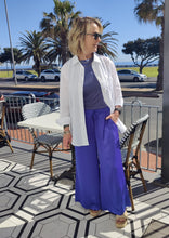Load image into Gallery viewer, Marcella- Soft Wide Leg Pants, Petrol Blue
