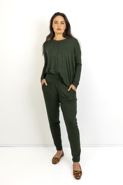 Roxanne - Khaki Classic Pant