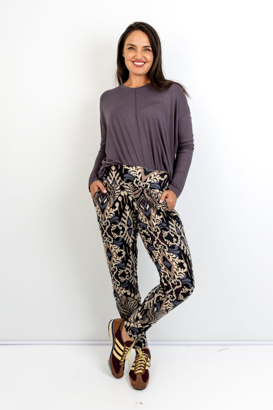 Roxanne Classic Pant -  Midnight Tapestry, Warm Handle