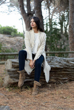 Load image into Gallery viewer, Las Palmas - Fringe Edge Cardigan, Milk
