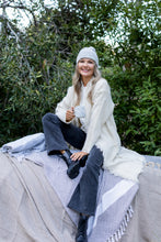 Load image into Gallery viewer, Las Palmas - Fringe Edge Cardigan, Milk
