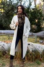 Load image into Gallery viewer, Cadiz - Long Hoody Cardi with Pockets, Cream
