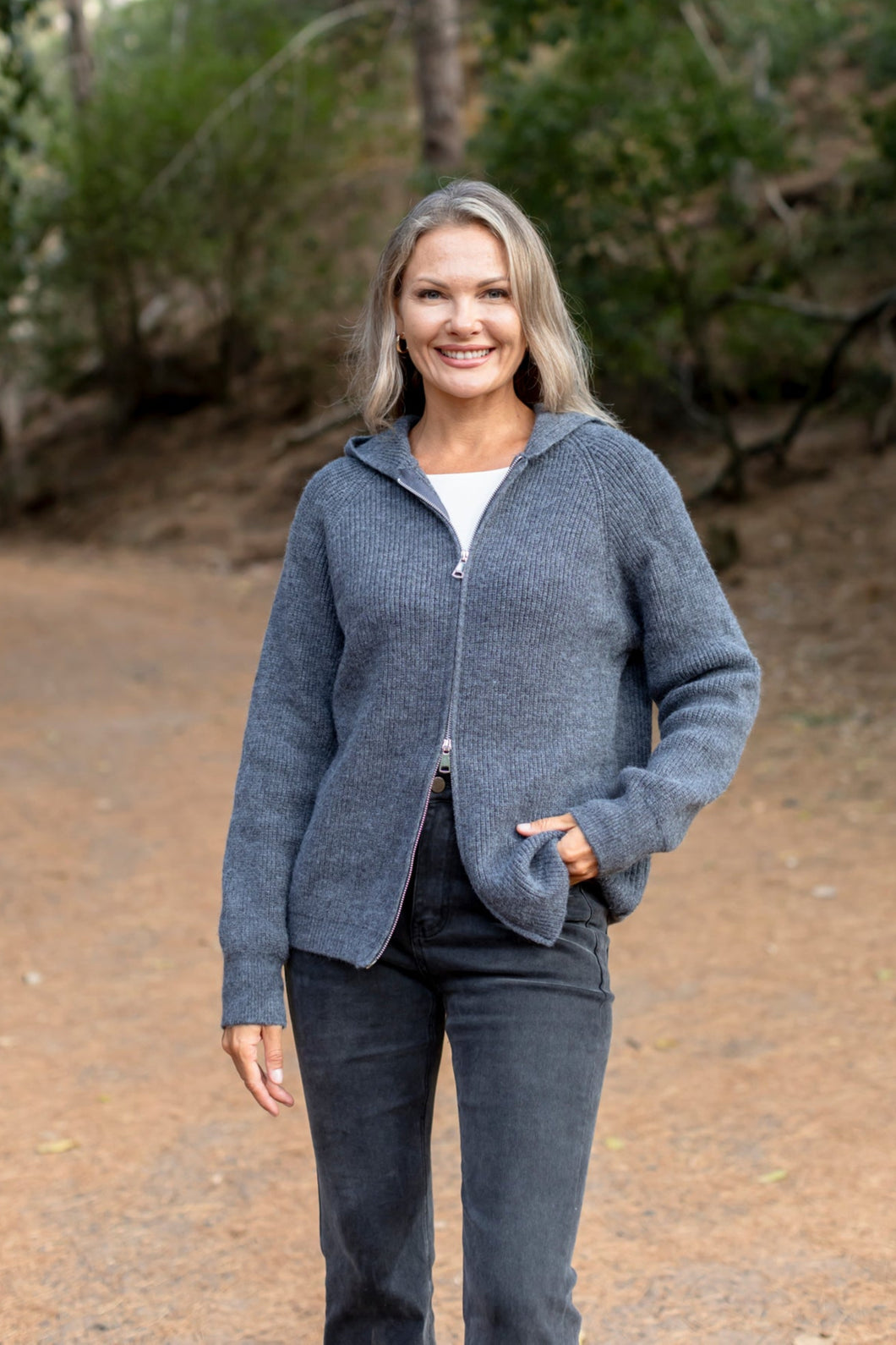 Lugo - 2 Way Zipper Hoody Cardi