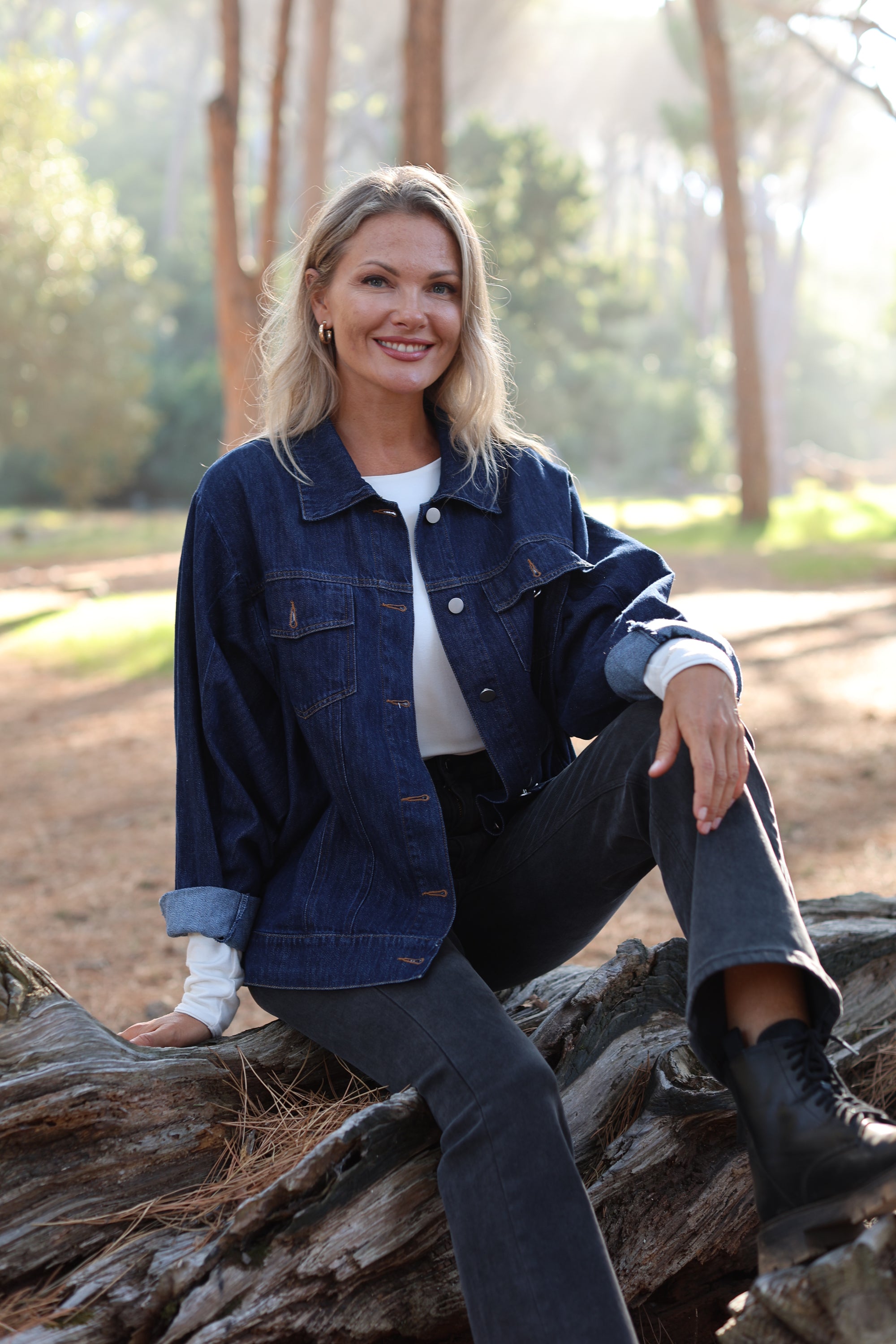 Corfu - Dark Denim Jacket