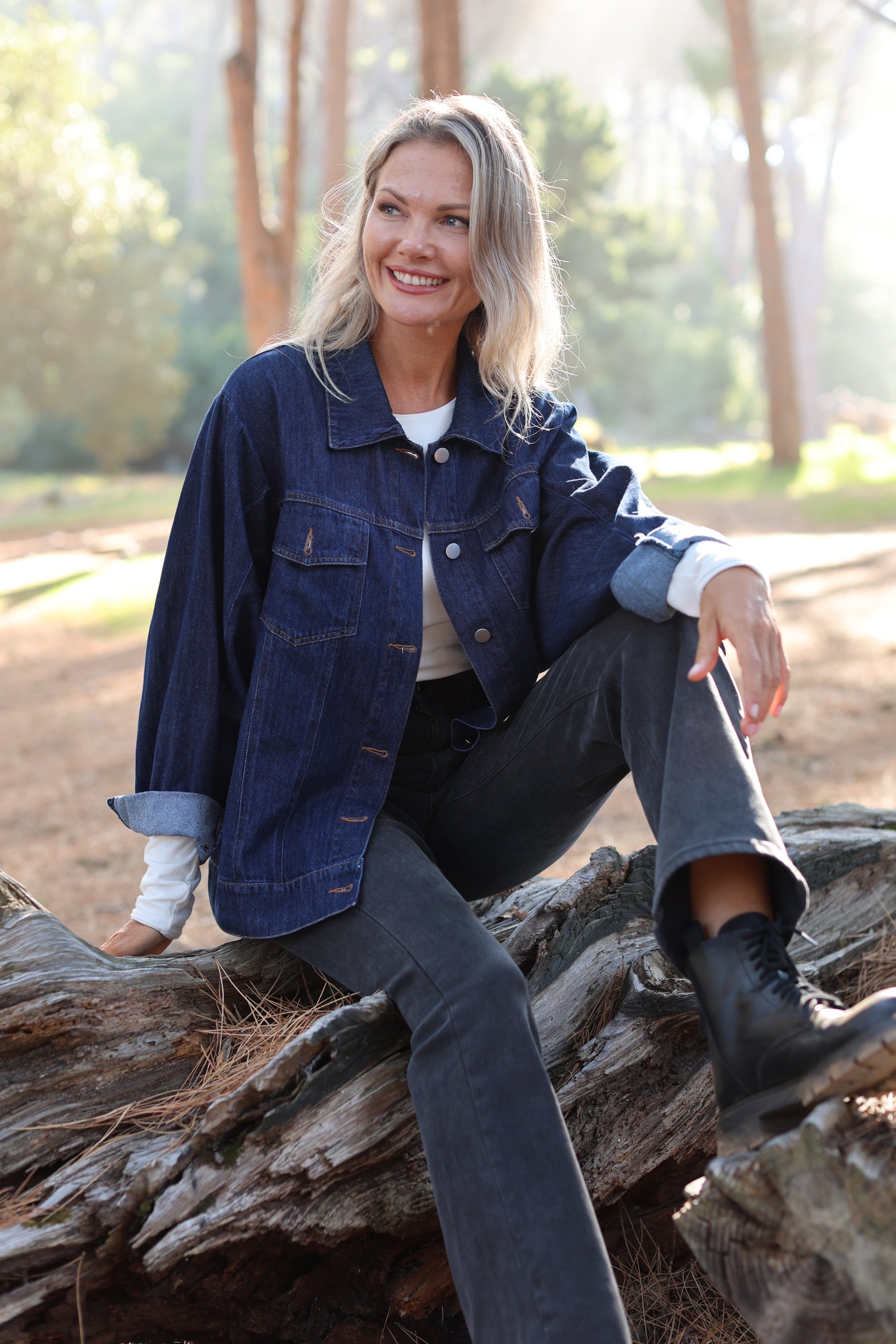 Corfu - Dark Denim Jacket