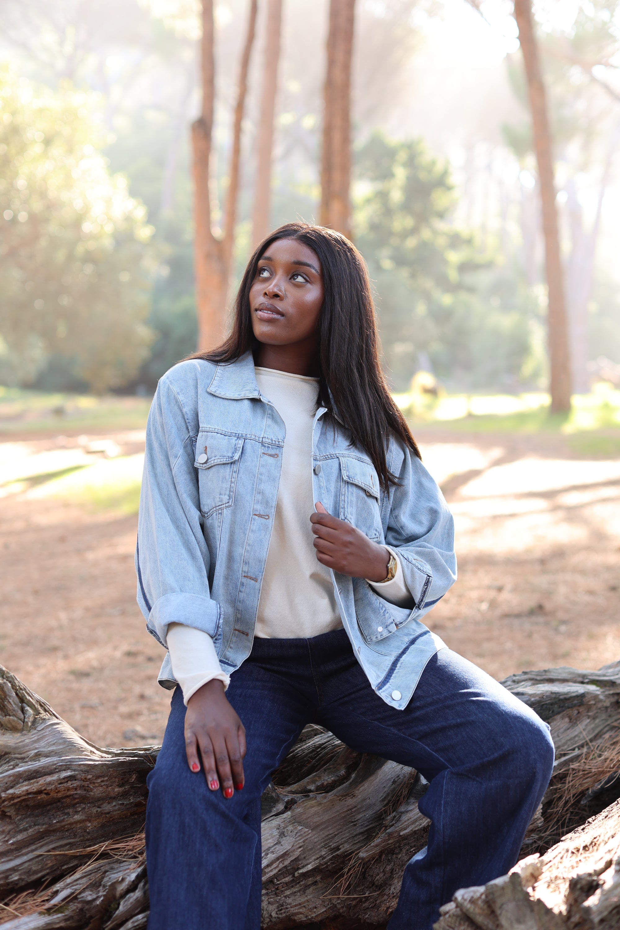 Naxos - Denim Jacket with Dark Denim Detail