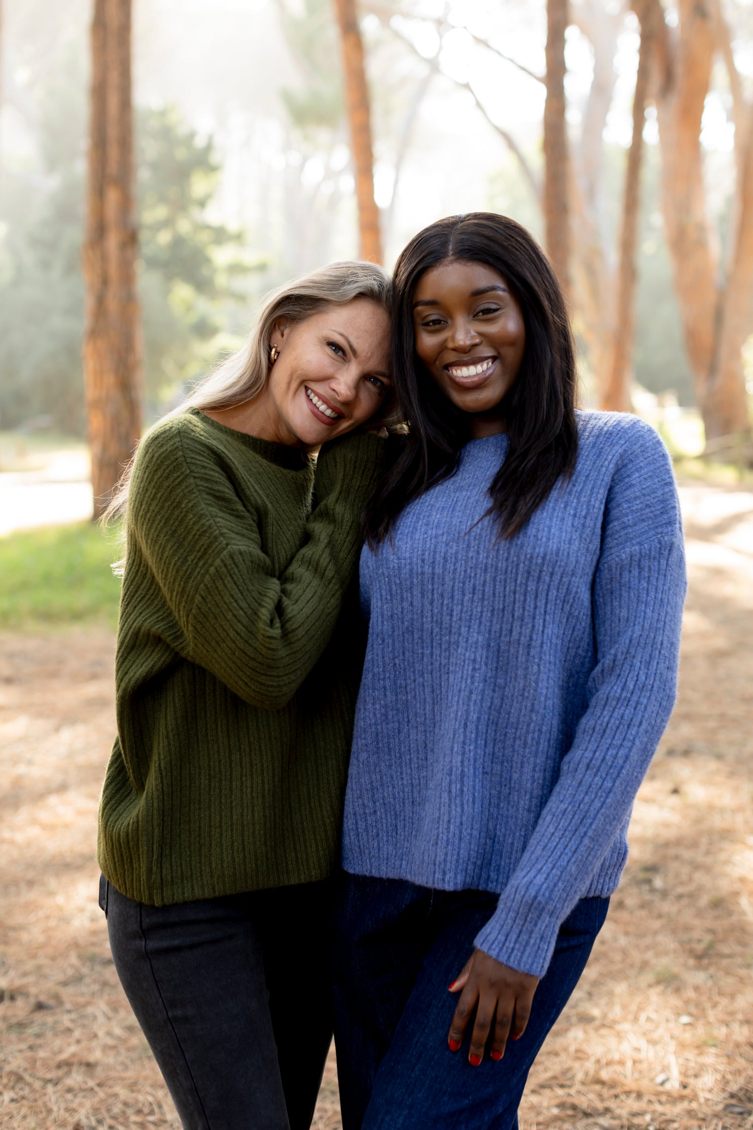Antica - Rib Funnel Neck Knit