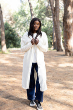 Load image into Gallery viewer, Padova - Long Classic Cardi, Cream
