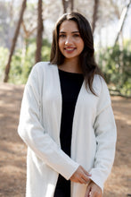 Load image into Gallery viewer, Cartagena - Relaxed Fit Long Cardi with Pockets, Milk
