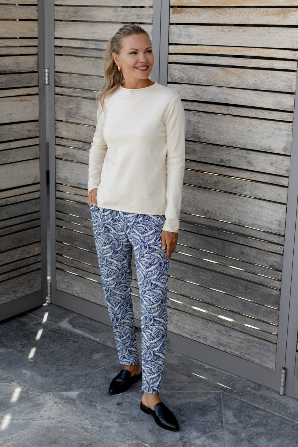 Roxanne - Classic Pant, Inked Nature
