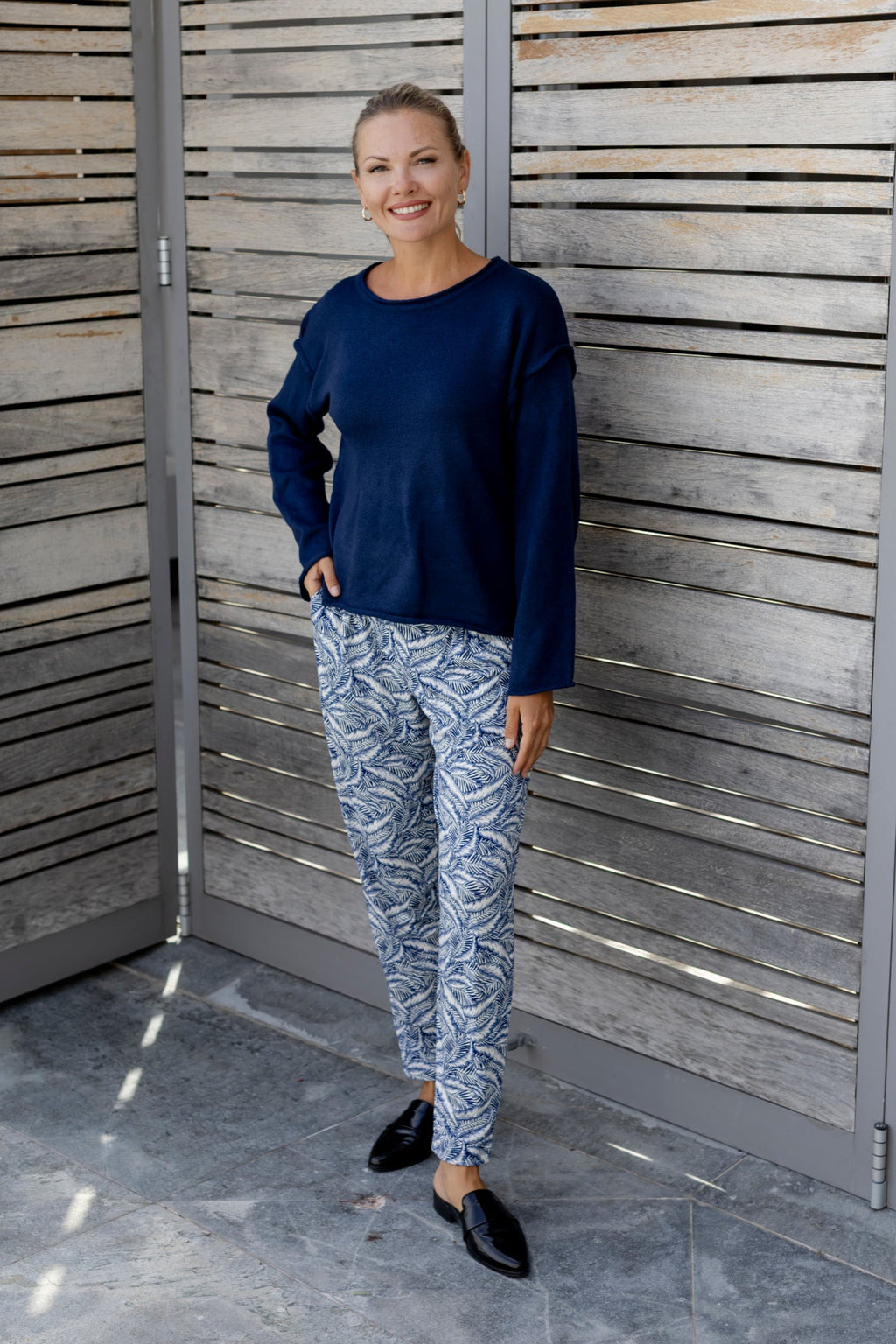 Roxanne - Classic Pant, Inked Nature