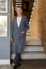 Load image into Gallery viewer, Paros - Long Rib Button Through Cardi
