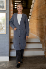 Load image into Gallery viewer, Paros - Long Rib Button Through Cardi
