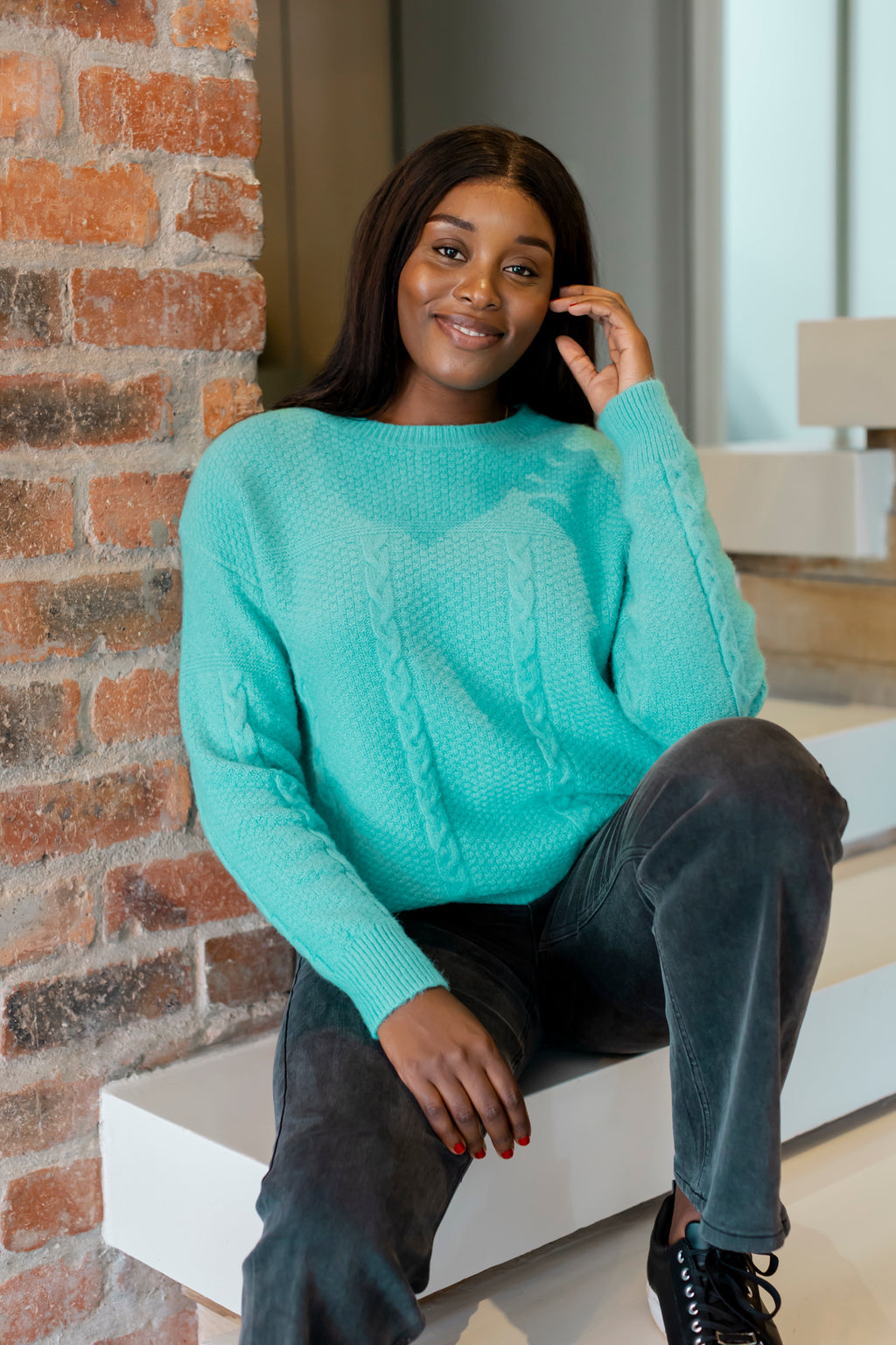Rimini - Cable Crew Neck