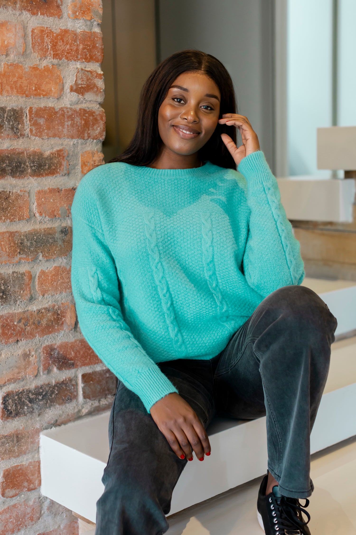 Rimini - Cable Crew Neck