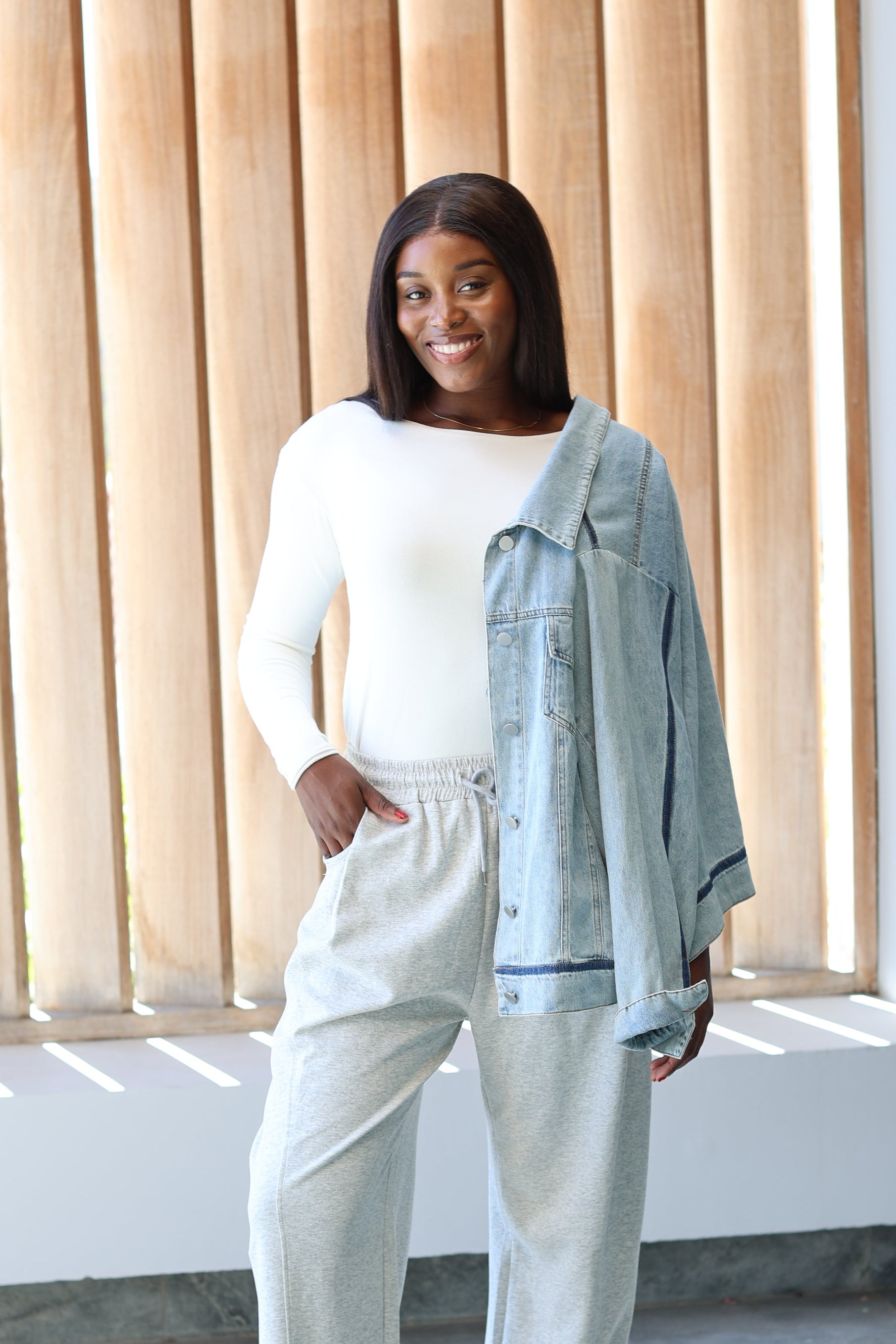 Naxos - Denim Jacket with Dark Denim Detail