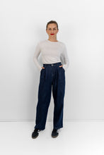 Load image into Gallery viewer, Santorini - Dark Denim Wide Leg Jeans
