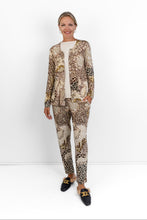 Load image into Gallery viewer, Anna - Button through Cardi, Natural Animal &amp; Chain Design
