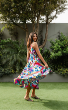 Load image into Gallery viewer, Alessia - Long Flowy Dress, Fantasy Floral
