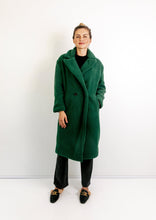 Load image into Gallery viewer, Nouvelle - Teddy Fur Lined Jacket, Bottle Green
