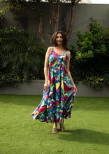 Load image into Gallery viewer, Alessia - Long Flowy Dress, Fantasy Floral
