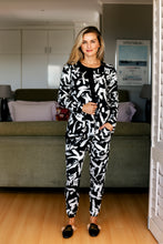 Load image into Gallery viewer, Bianca Harem Styled Pant - Black &amp; White Graffiti

