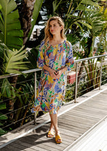 Load image into Gallery viewer, Lolita - Kaftan Dress On/Off Shoulder, Radiant Rainforest
