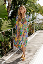 Load image into Gallery viewer, Lolita - Kaftan Dress On/Off Shoulder, Radiant Rainforest
