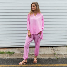 Load image into Gallery viewer, Romi - Harem Styled Pants, Hot Pink Pigment Dye
