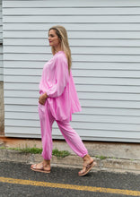 Load image into Gallery viewer, Gemma - Boho Shirt, Hot Pink Pigment Dye
