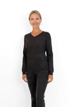 Load image into Gallery viewer, Lyon - V Neck Fine Rib Knit
